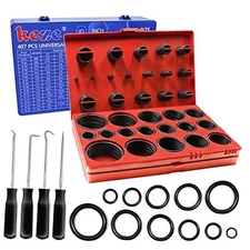  826 Pcs Universal SAE and Metric O-Rings Kit,Standard 32 Metric & Inch Sizes 