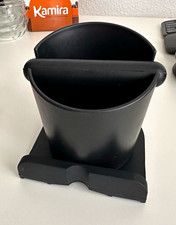Abklopfbehälter für Espressomaschine, Kunststoff schwarz – Kaffee-Abklopfbox
