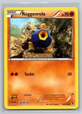 Roggenrola 48/119 XY Phantom Forces Pokemon Card Fighting Basic Tackle Attack