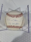 Matt Stairs  Autographed  Baseball With Inscription 23 PH HRS