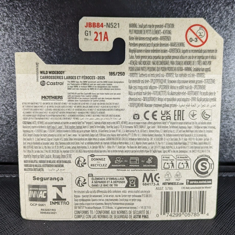 BMW 635 CSi - Hot Wheels 2025 - Tarjeta corta - Wild Widebody + Vitrina Foto 3 de 4