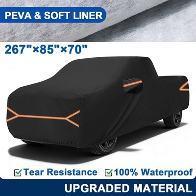 Thickened Car Cover For Pickup 210-267 Inch UV  Dust Waterproof Truck Cover