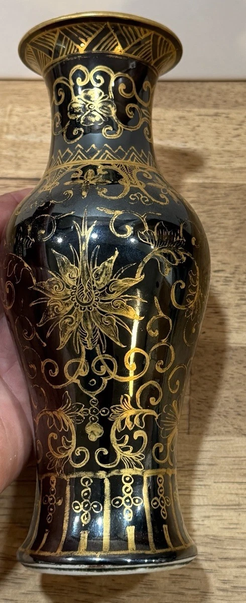中国風 陶器 花瓶 古董 陶瓷黑色古董原创中国风花瓶| eBay