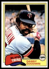 1981 Topps #527 Danny Goodwin Twins