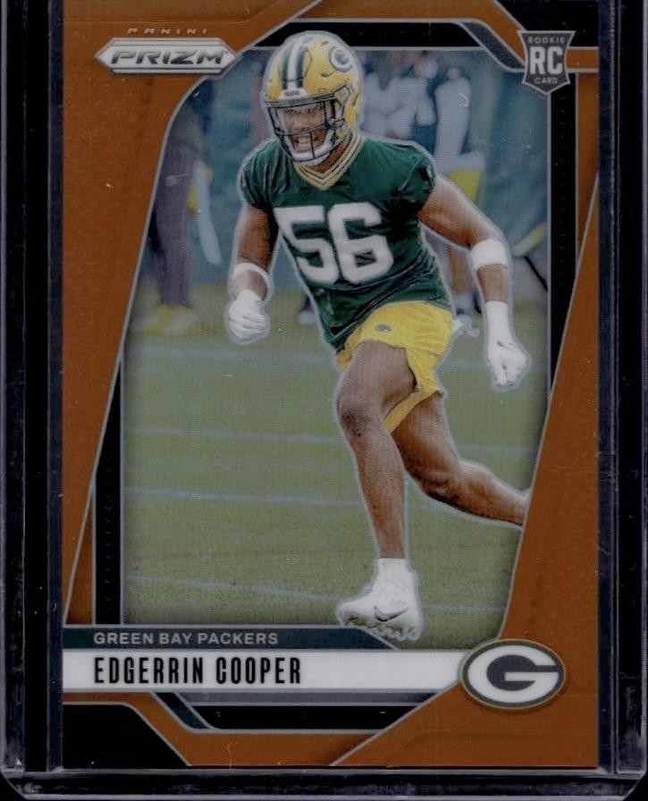 2024 Panini Prizm #331 Edgerrin Cooper Orange #/249