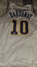 Tim Hardaway Signed Autograph Golden State Warriors Jersey W/COA
