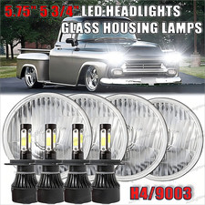 Dot For Chevy 3100 Truck 1958 1959 5.75 Round Led Headlights Hilo Beam Dot For Chevy 3100 Truck 1958 1959 5.75 Round Led Headlights Hilo Beam