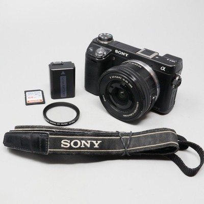Sony Alpha NEX-6 16.1MP Digital Camera Kit w/ 16-50mm - 8K shutter count
