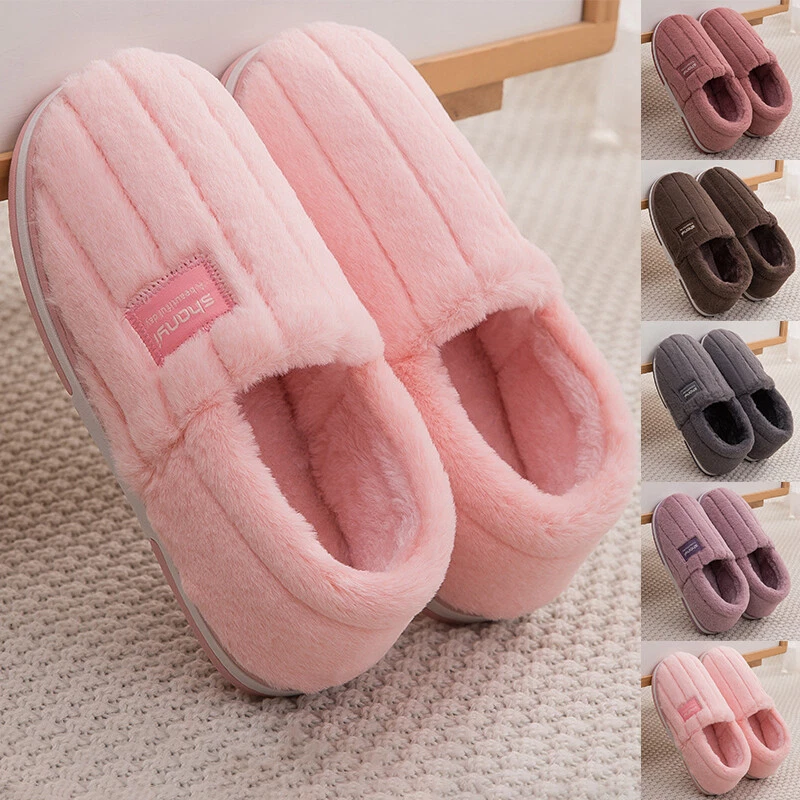Ladies slippers cheap with soles