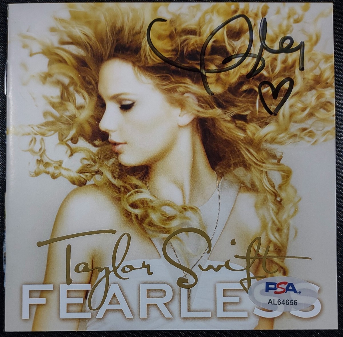 STUNNING! Taylor Swift ORIGINAL FEARLESS 2008 Signed CD