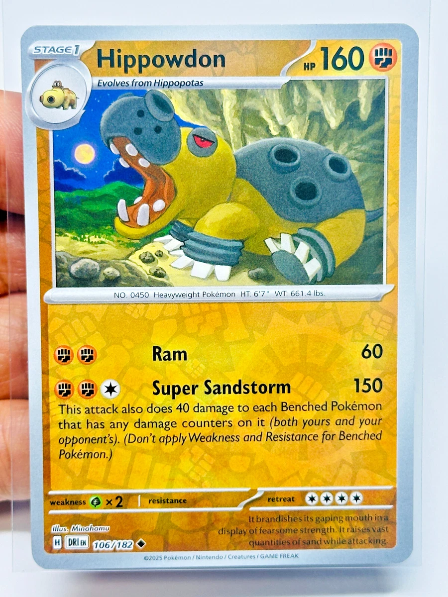 hippowdon pokemon card 053/131 Hippowdon main image 0