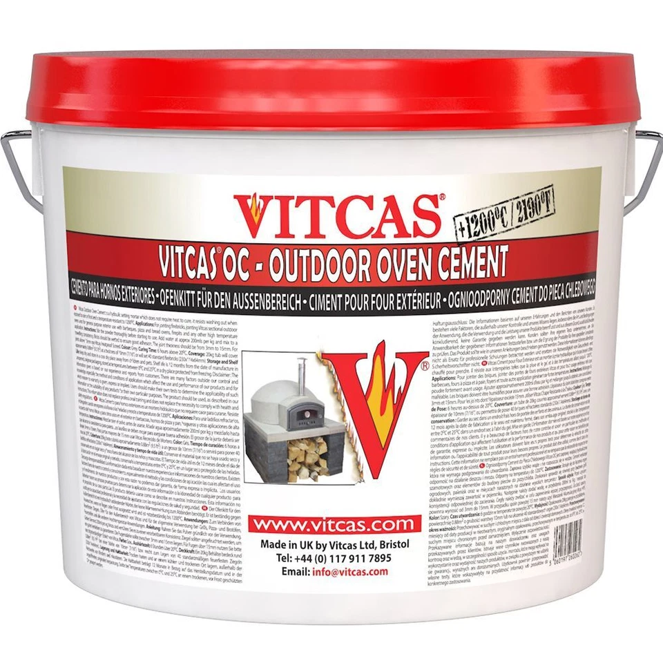 VITCAS Outdoor Oven Cement (20kg)