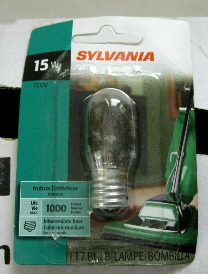 Sylvania 15W Tubular Light Bulb T7 Indicator Clear Bulb Lamp E17 Lot 12 18174 - Image 2 of 4