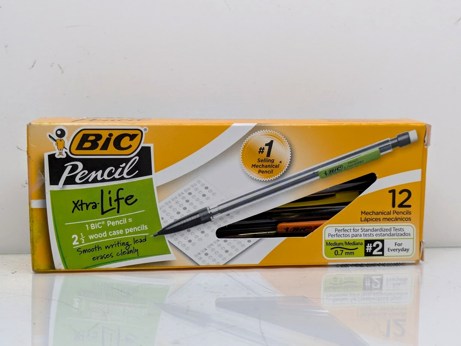 0.7mm Clear Pencils Standardized Tests Math