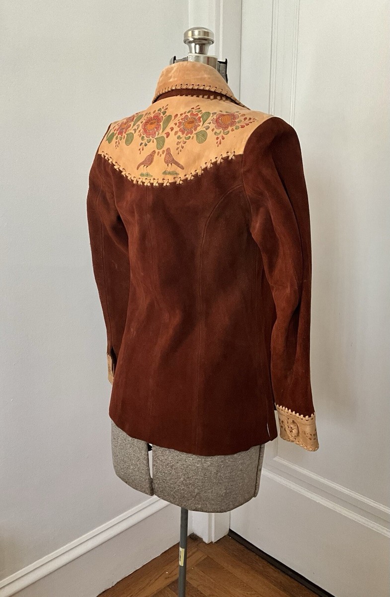 【vintage 】1970年代 Char ジャケット Vintage Char Leather Jacket 1960s 1970s Hippie Handcrafted