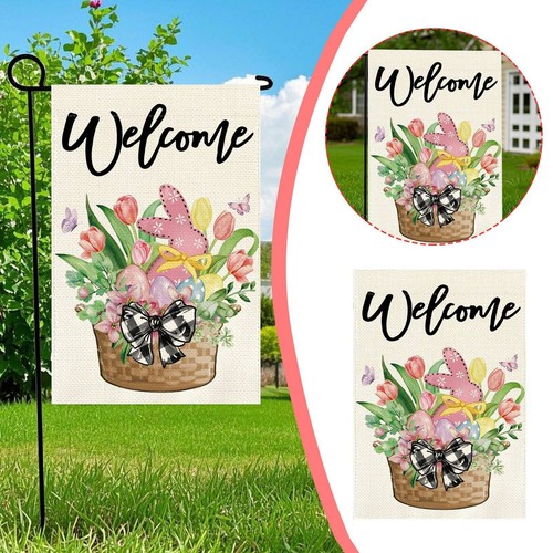 Garden Flag Decorative Seasonal Outdoor Flag For Home And 12” X 18” Double Fade