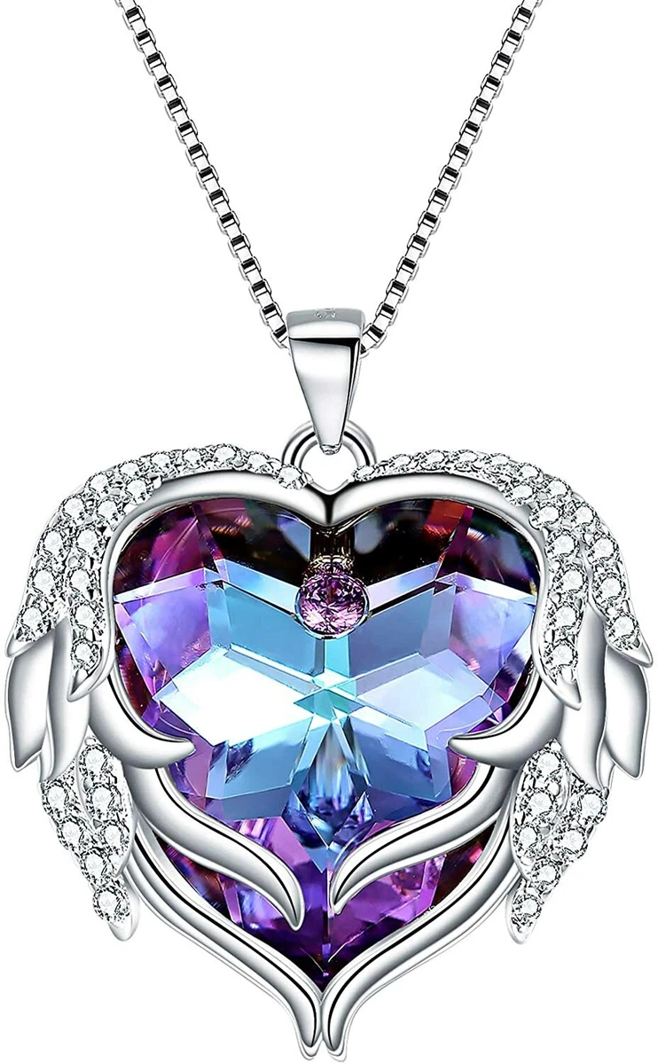 Best Brand-new With Tags Swarovski Crystal Angel Wing Necklace On 18