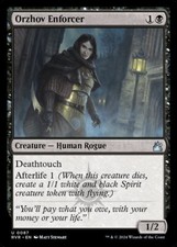 MTG Magic the Gathering Orzhov Enforcer (87/573) Ravnica Remastered LP