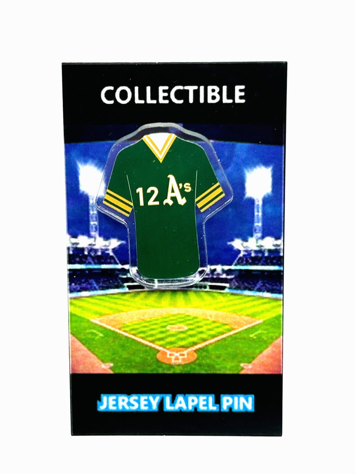 Oakland Athletics Tommy Davis jersey lapel pin-Classic RETRO Collectible