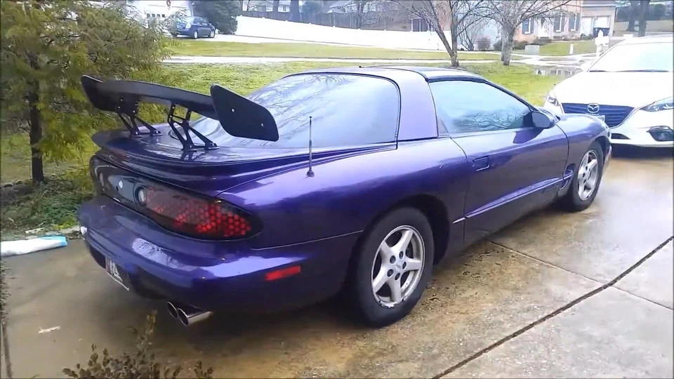 Alerón trasero de carreras estilo GT de 46" para Pontiac Firebird 1993-2002 Foto 3 de 4