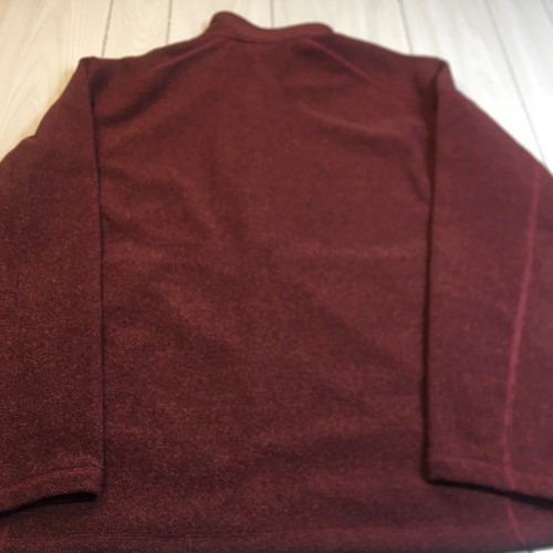 Duluth Trading Mens 2XL Park Point Full Zip Fleece Sweater Jacket Brick Red - Picture 4 of 9