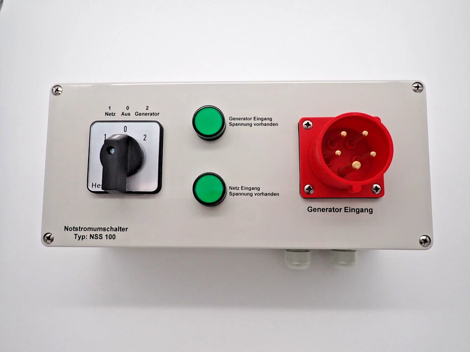 Notstromumschalter / Netzumschalter für Stromaggregat CEE 16A/32A - Bild 4 von 4