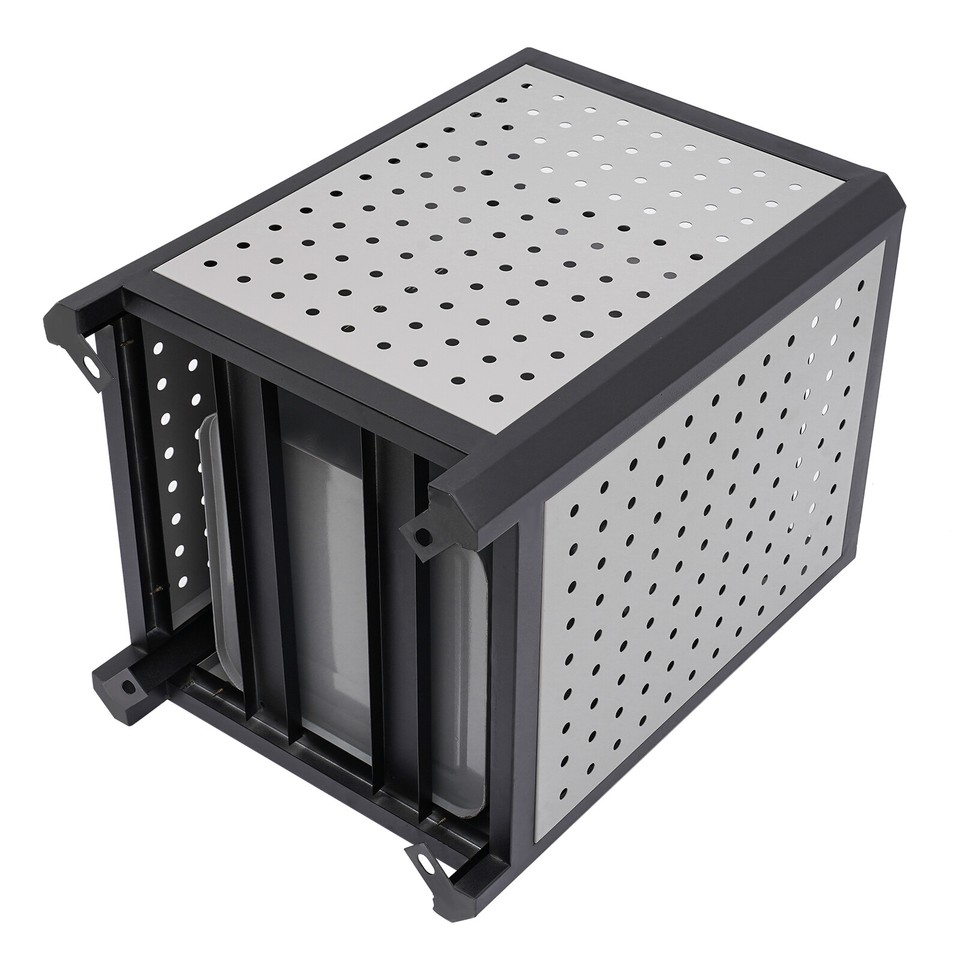 15 Gallons Steel Garbage Can For Outdoor Use Trash Receptacle With ...