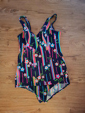 Vintage Swimsuit 60s/70s, Helanca, Prilflowers, Swimwear, One Piece
