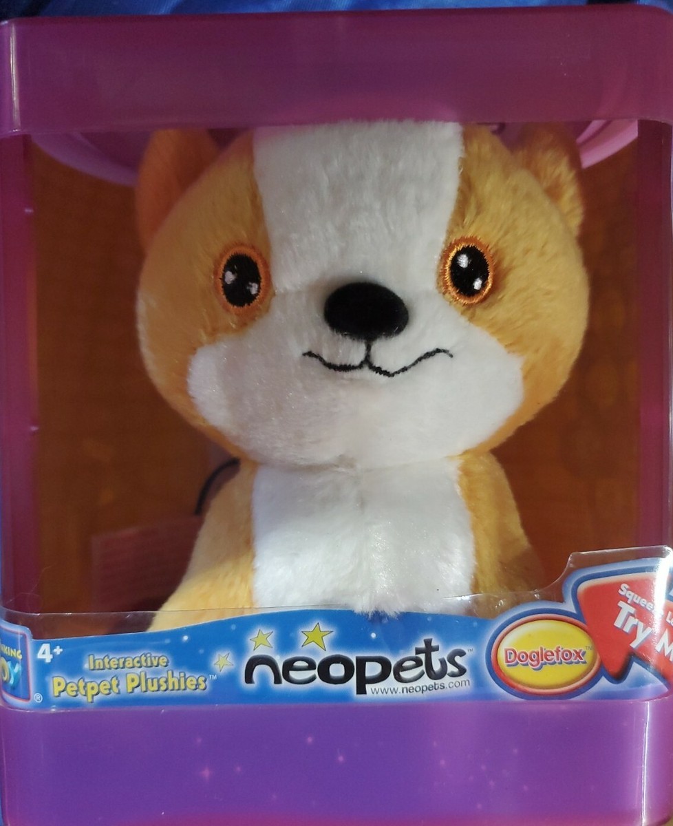 Neopets Interactive Pet Pet Plushies DogleFox Plush Thinkway