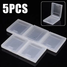 5pcs Plastic Cartridge Dust Cover Clear Case for Nintendo Game Boy 3rd party 