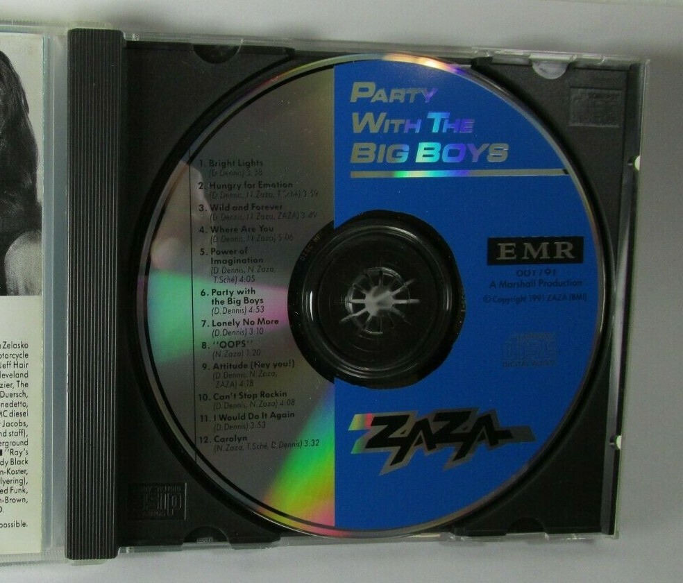 ZAZA ニール・ザザ／PARTY WITH THE BIG BOYS Zaza – Party With The Big Boys – CD (Album), 1991 [r8555431