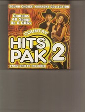 Karaoke SOUNDCHOICE COUNTRY HITS PAK 2 CD G Disc SET