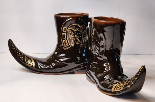 Recuerdo De Leon GTO Mexican Boot Mugs - Picture 3 of 11