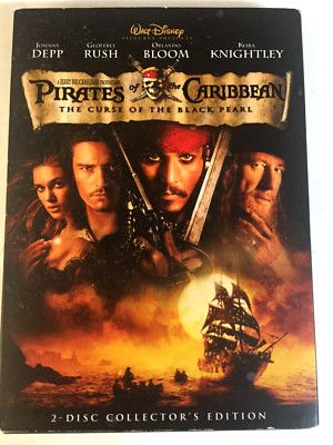 Pirates of the Caribbean The Curse of the Black Pearl DVD Ships Same Day