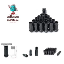 Lug Nuts M12x1.5 48mm Open End Wheel Nuts,Taper Acorn Seat, Forged Locknut Ra...