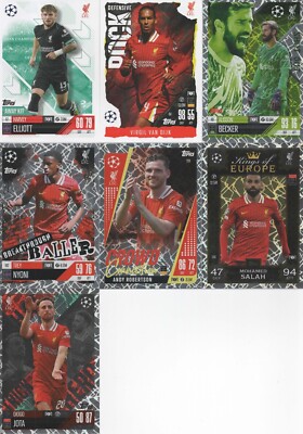 Match Attax Champions League 2024-25 Extra  7x Liverpool