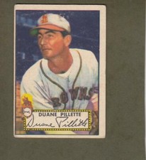 1952 Topps #83 Billy Johnson F Fair St. Louis Cardinals Lot # 10827