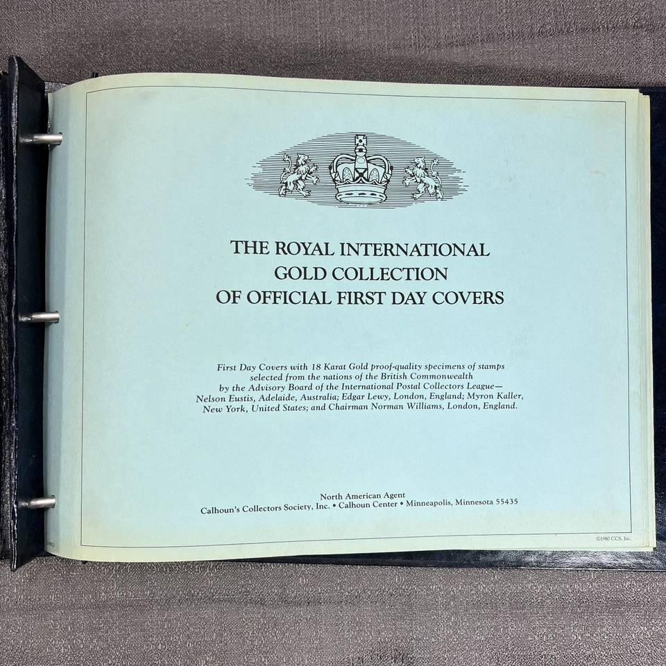The Royal International Gold Collection of Official 1st Day Cover Album 11 Stamp - Image 3 of 4