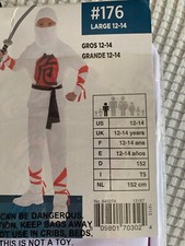 Warrior Ninja L 12-14 Halloween Costumes Costume Outfit Kd