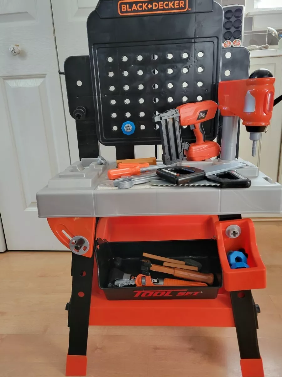 Black & Decker Power N' Play Workbench - Play Toy Workshop for