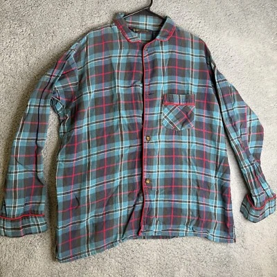 Vintage Flannel Mens XL Plaid Button Up Long Sleeve Barrington - Image 1 of 4