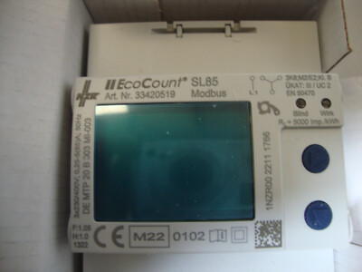 Drehstromzähler EcoCount SL85 mit Modbus (ECM), NZR, neu, Art.Nr.: 33320519 NEW