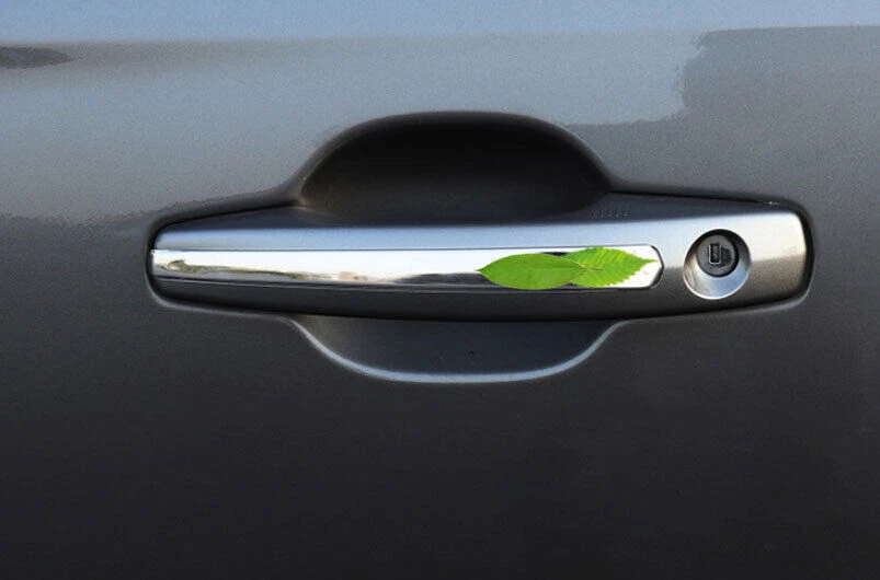 For Lincoln MKX 2016-2018 Silver Titanium Exterior Side Door Handle Cover Trim - Изображение 4 из 4