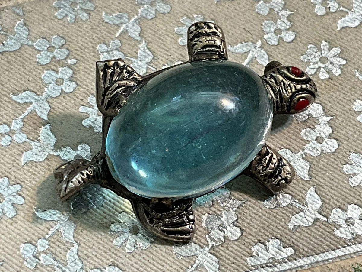 Vintage turtle brooch pin online