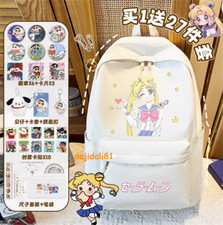 Anime Sailor Moon Large Capacity Backpack Schoolbag Shoulder Bag Fit Grades 3-6