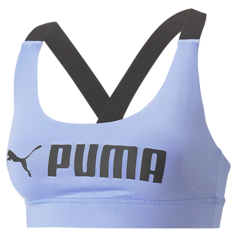 Спортивный бюстгальтер Puma Mid Impact Fit Женский размер XS Повседневный 52219228