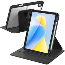 Slim Case for iPad (A16) 11th Gen/iPad 10th Gen Shockproof Rotating Stand Cover