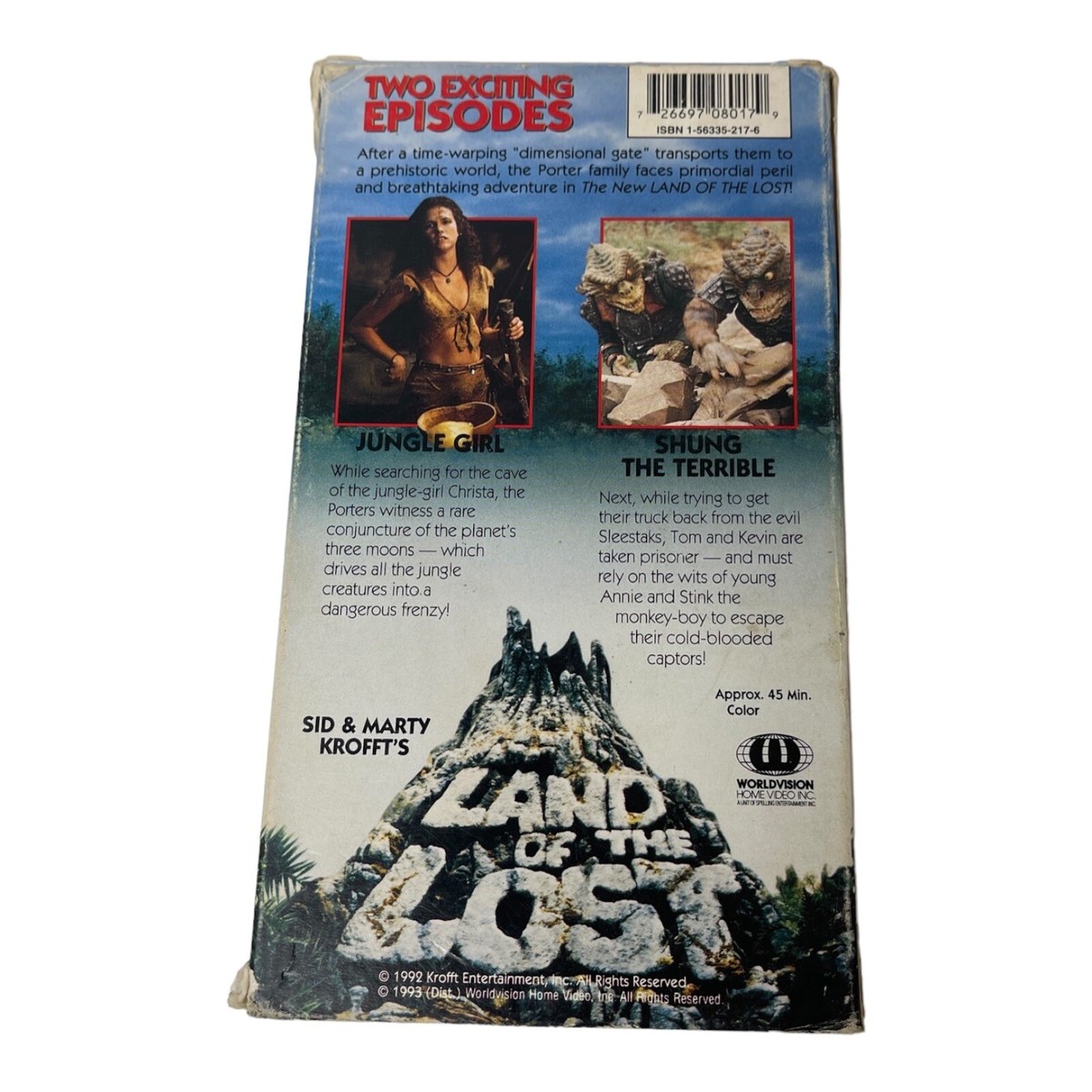 Land of the Lost: Jungle Girl Shung The Terrible VHS 1992
