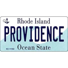 Providence Rhode Island License Plate Tag Novelty Key Chain KC-11182