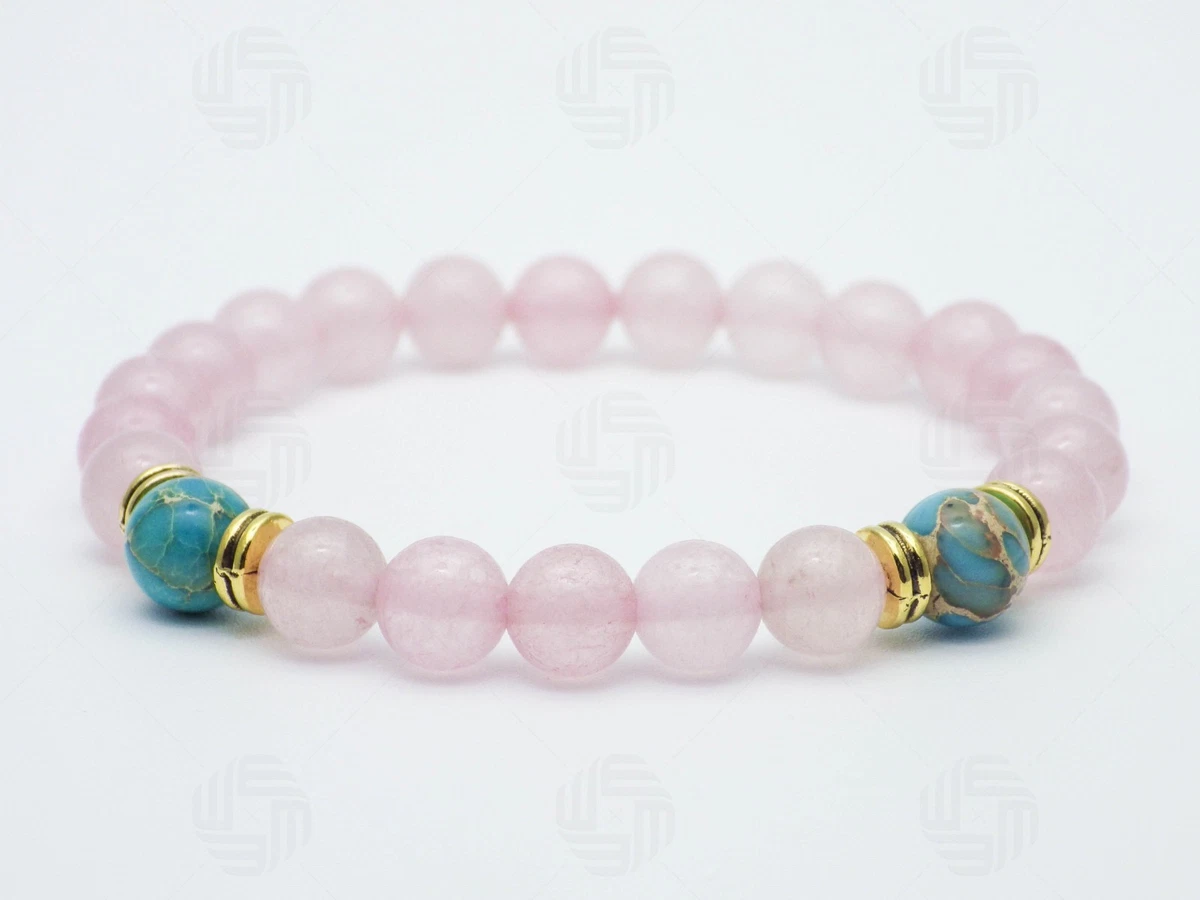 Rose quartz bracelet ebay deals